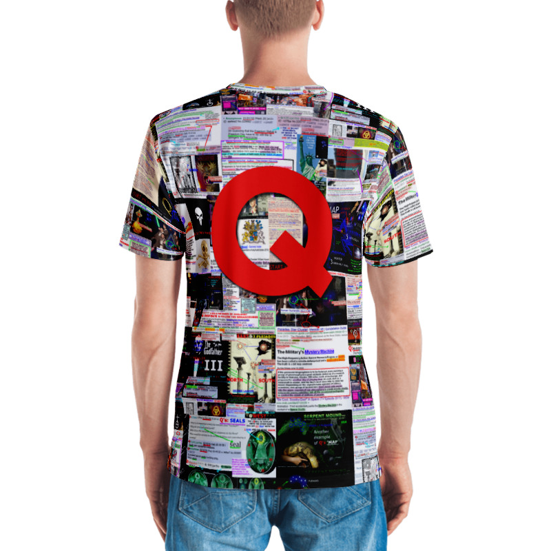 Q ANON COLLAGE T-SHIRT - Image 3