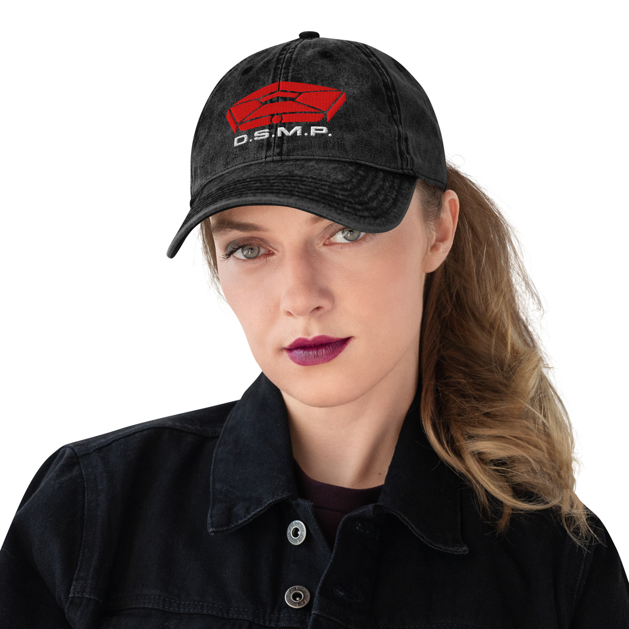 D.S.M.P. CORPORATE LOGO HAT (ACID-WASH) - Image 6