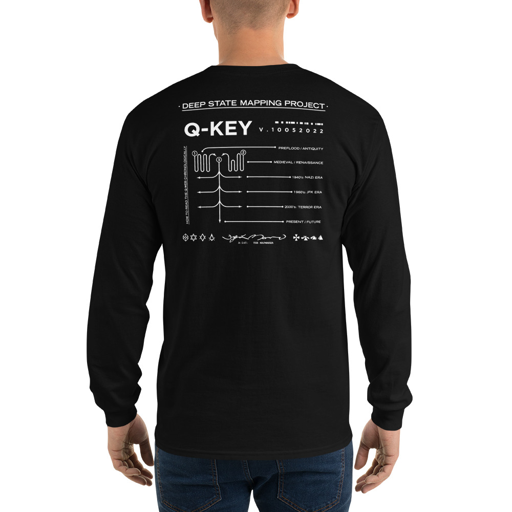 Q-KEY LONG SLEEVE T-SHIRT (BLACK) - Image 3