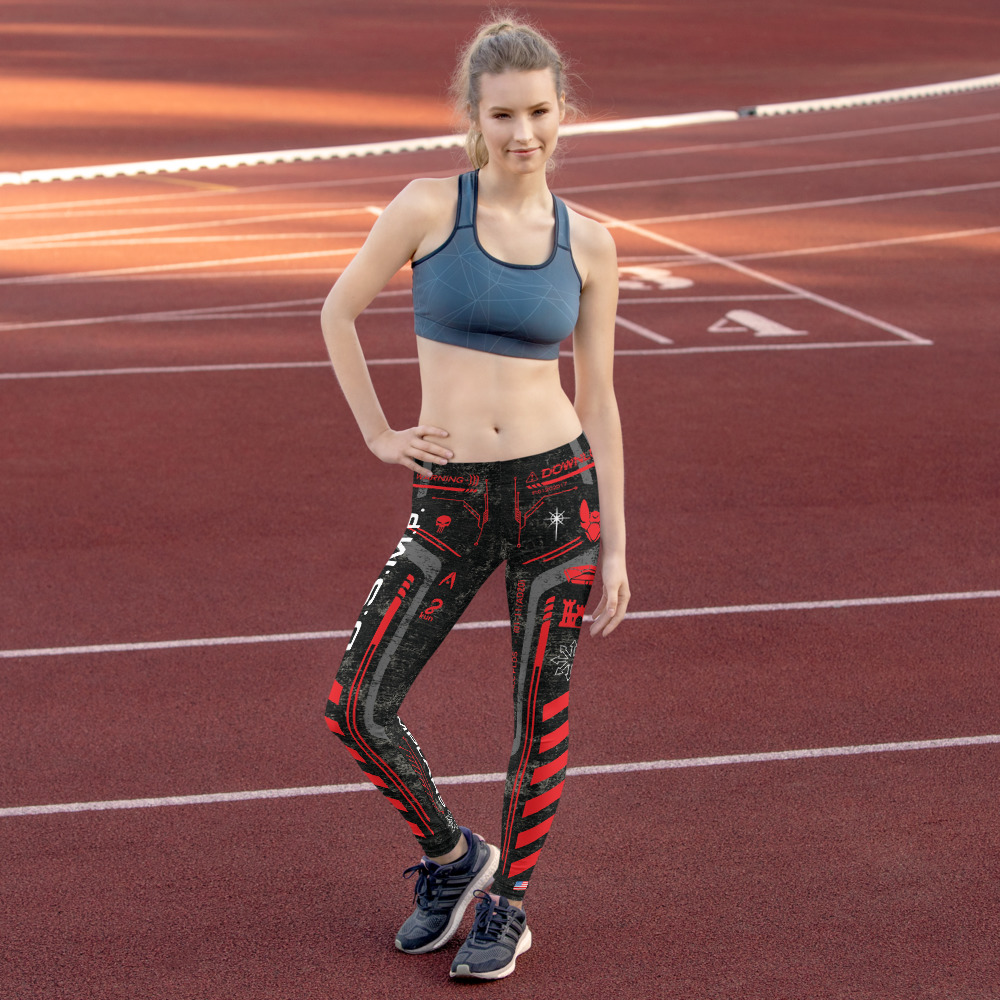 D.S.M.P. & Affiliate Logos Leggings - Image 3