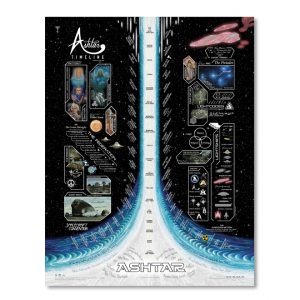 Ashtar Timeline 8.5 x 11" Print