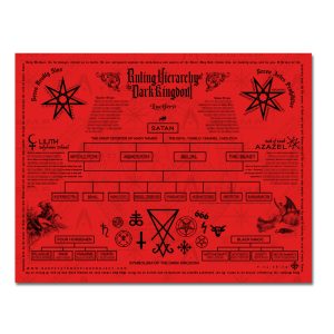 Dark Kingdom, Satanic Calendar 8.5 x 11" Cardstock