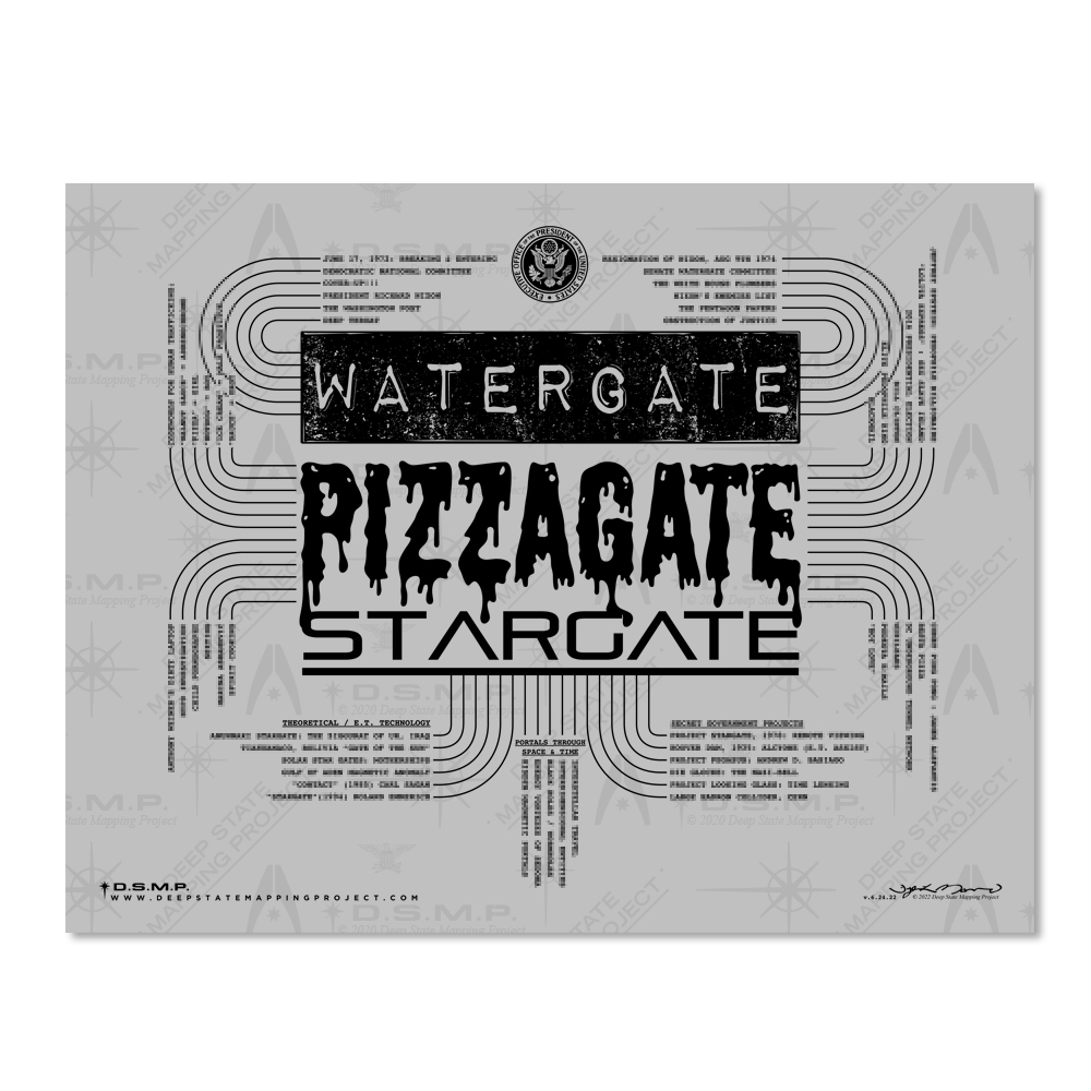 Gate Map (Pizzagate) 11 x 8.5" Cardstock - Image 3