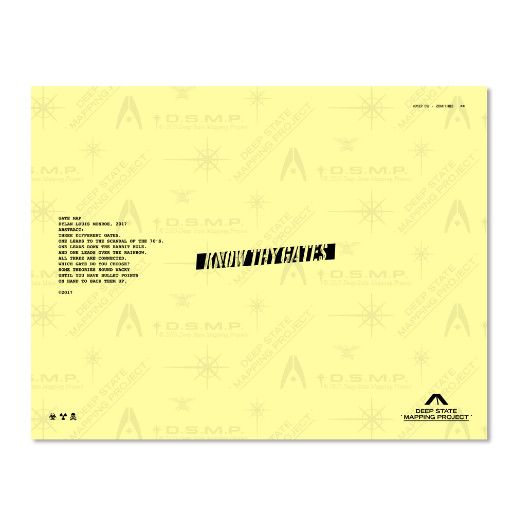 Gate Map (Pizzagate) 11 x 8.5" Cardstock - Image 4