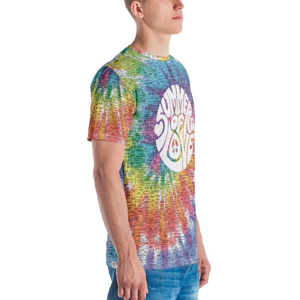 Q-WEB TIE-DYE 'Summer of Love' T-SHIRT - Image 5