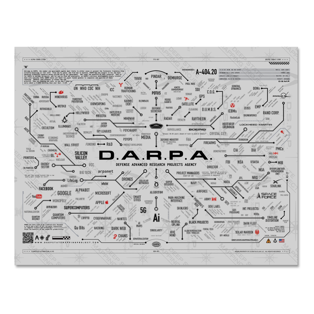 DARPA MAP 8.5 x 11" CARDSTOCK