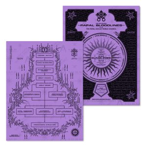Jesuit Hierarchy / Papal Bloodlines 8.5 x 11" Cardstock