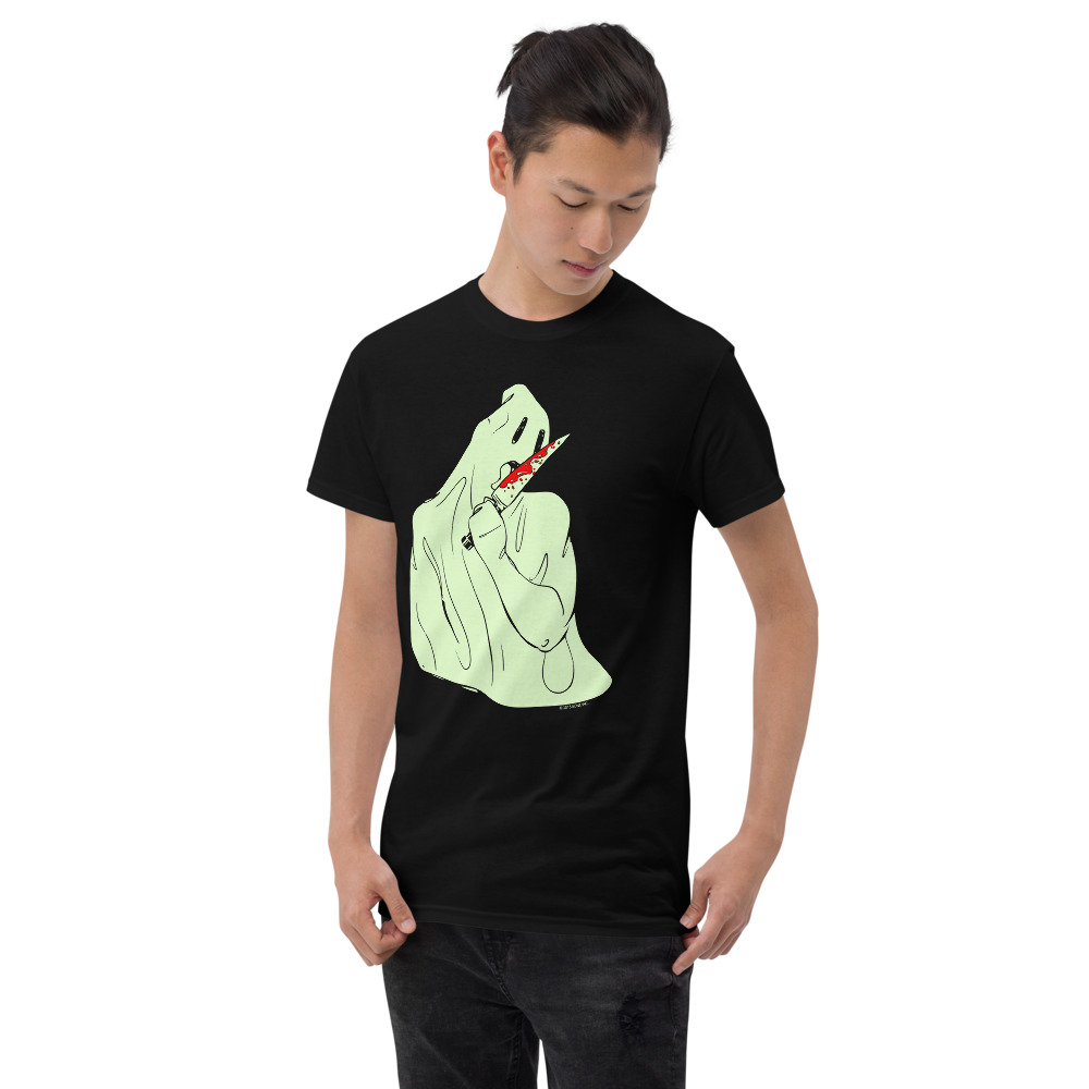 Knife Licking Ghost T-Shirt by GHOST® by DLM - Image 3