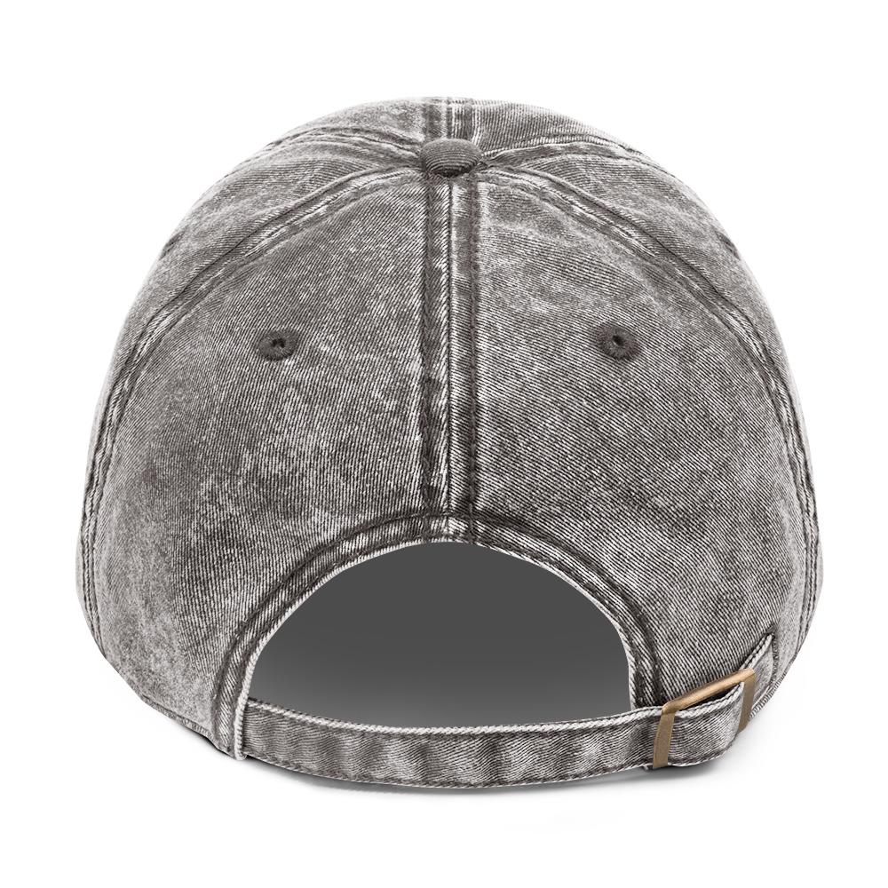 D.S.M.P. CORPORATE LOGO HAT (ACID-WASH GREY) - Image 2