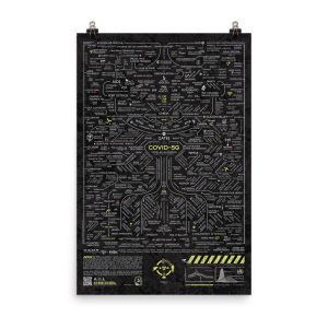 COVID-5G POSTER (ASH) (MULTI-SIZE)