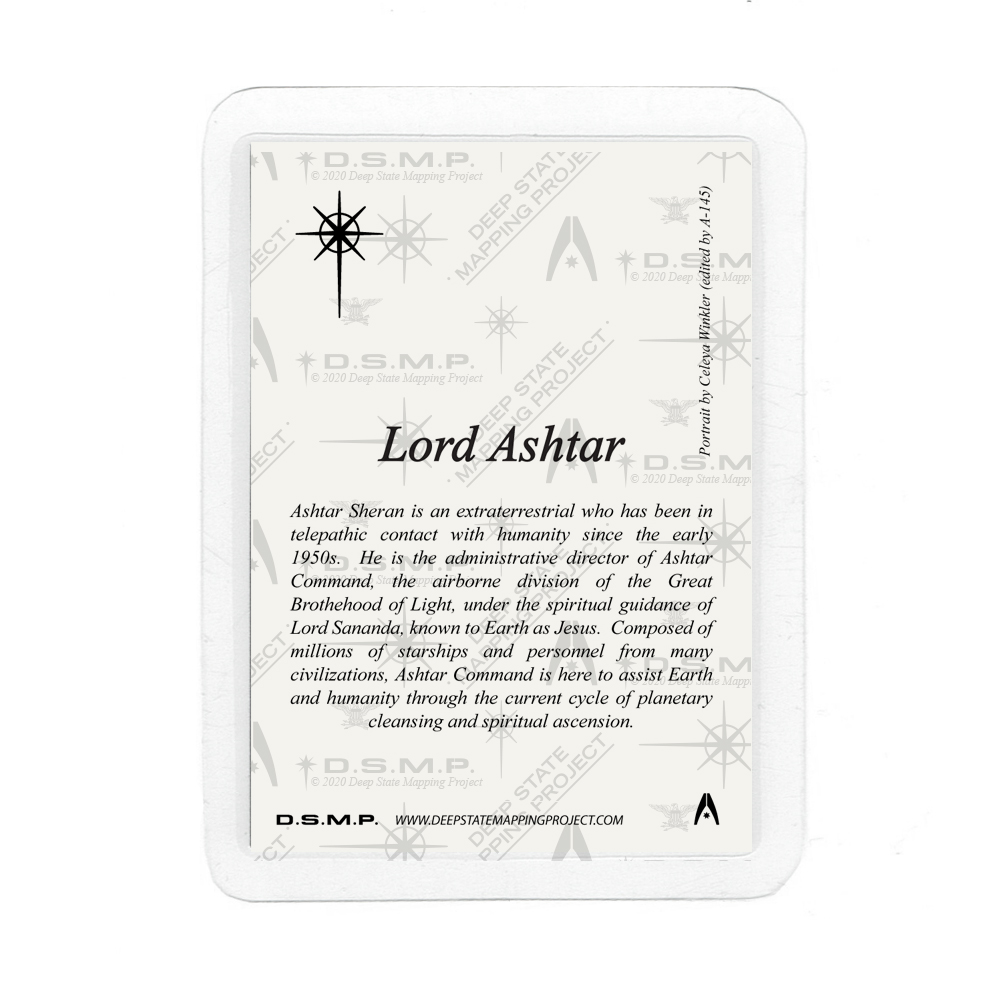 Lord Ashtar (in Helmet) Spirit Guide Card - Image 3
