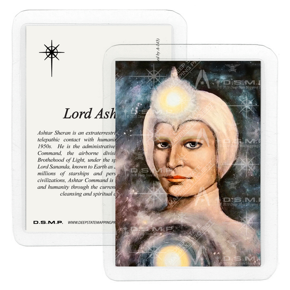 Lord Ashtar (in Helmet) Spirit Guide Card