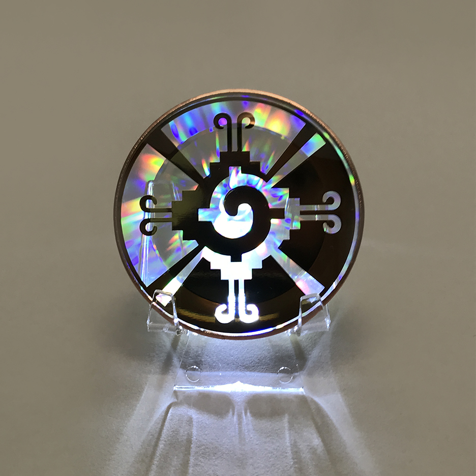 Hunab Ku 18K Gold Pleiadian Technology Disc (3") - Image 2