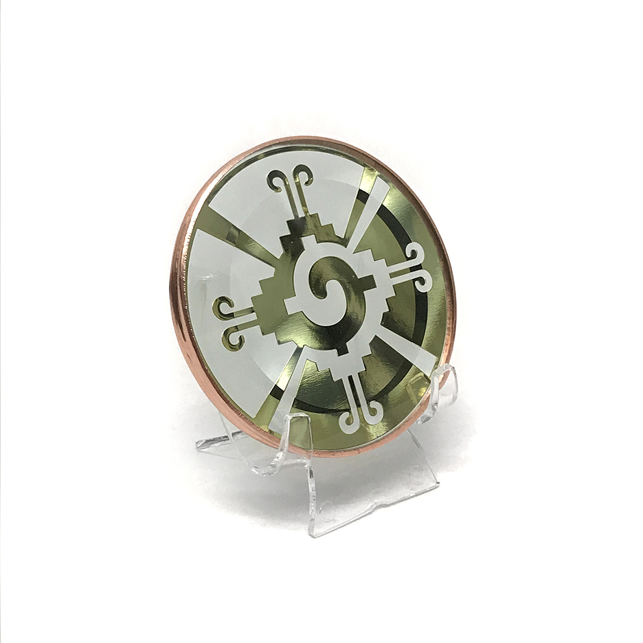 Hunab Ku 18K Gold Pleiadian Technology Disc (3") - Image 3