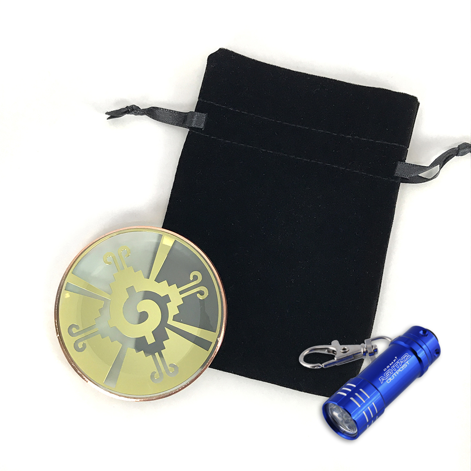 Hunab Ku 18K Gold Pleiadian Technology Disc (3") - Image 6
