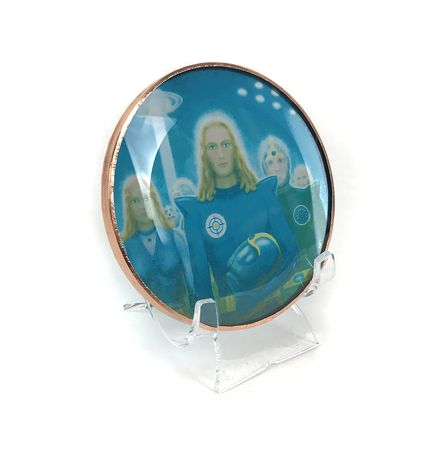 Pleiadian Envoy Spirit Guide Disc (3")