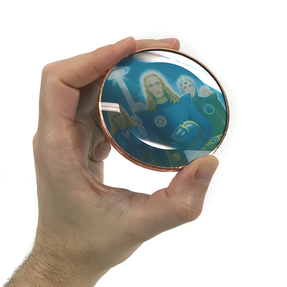 Pleiadian Envoy Spirit Guide Disc (3") - Image 3