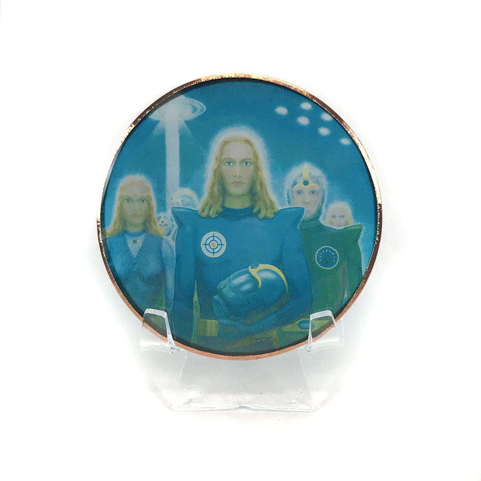 Pleiadian Envoy Spirit Guide Disc (3") - Image 2