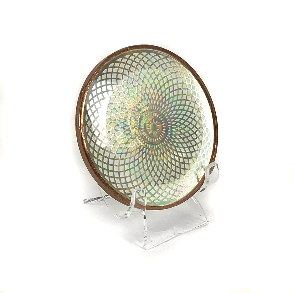 Double Torus 18K Gold Pleiadian Technology Disc (3") - Image 3