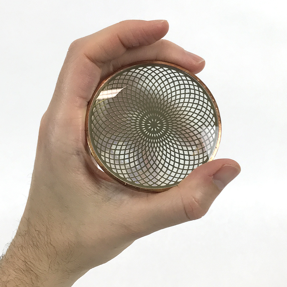 Double Torus 18K Gold Pleiadian Technology Disc (3") - Image 5