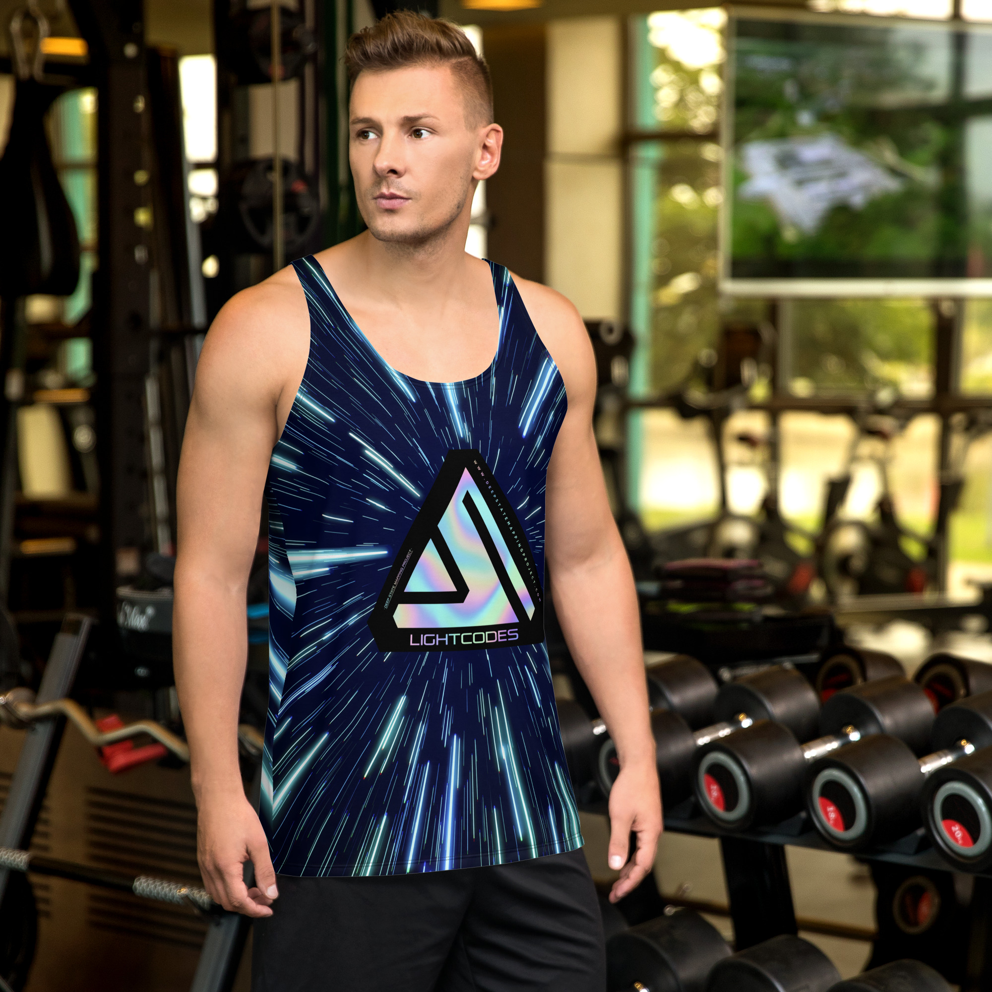 Lightspeed Lightcode Unisex Tank Top - Image 3