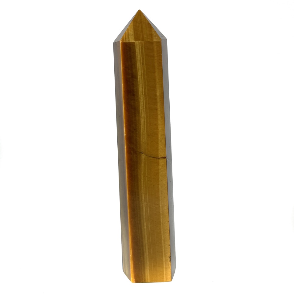 Tiger's Eye ~5" Obelisk - Image 2