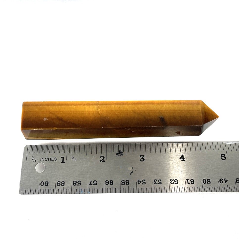 Tiger's Eye ~5" Obelisk - Image 3