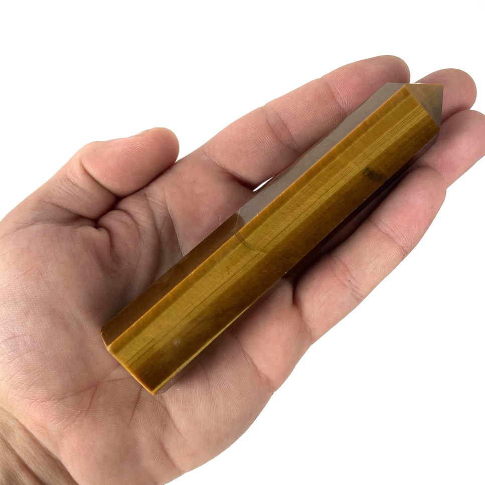 Tiger's Eye ~5" Obelisk - Image 4