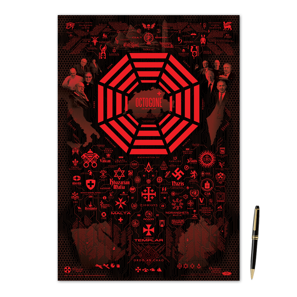 Octagon Group Map ~13 x 19" Mini-Poster