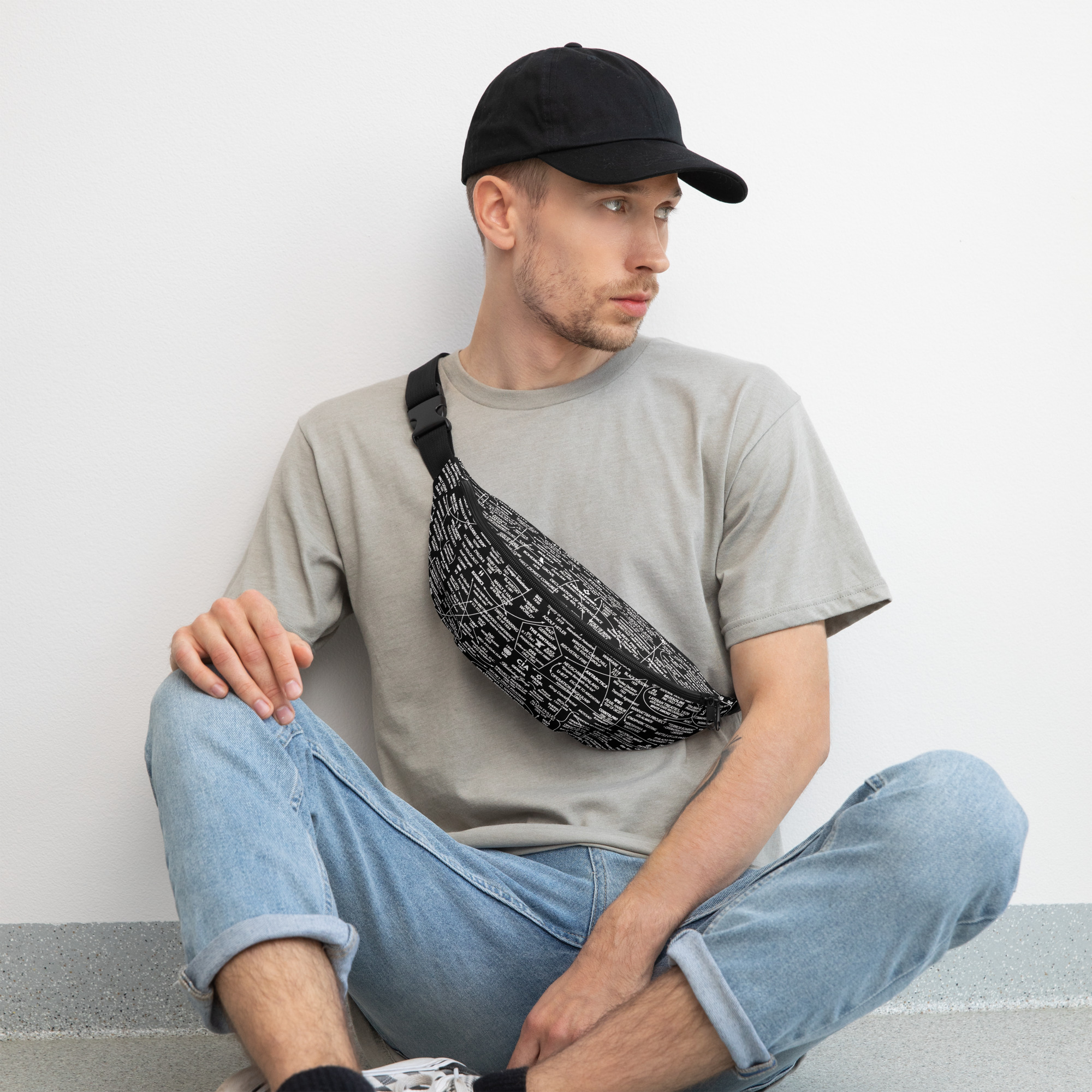 Q-WEB (Black) Fanny Pack - Image 2