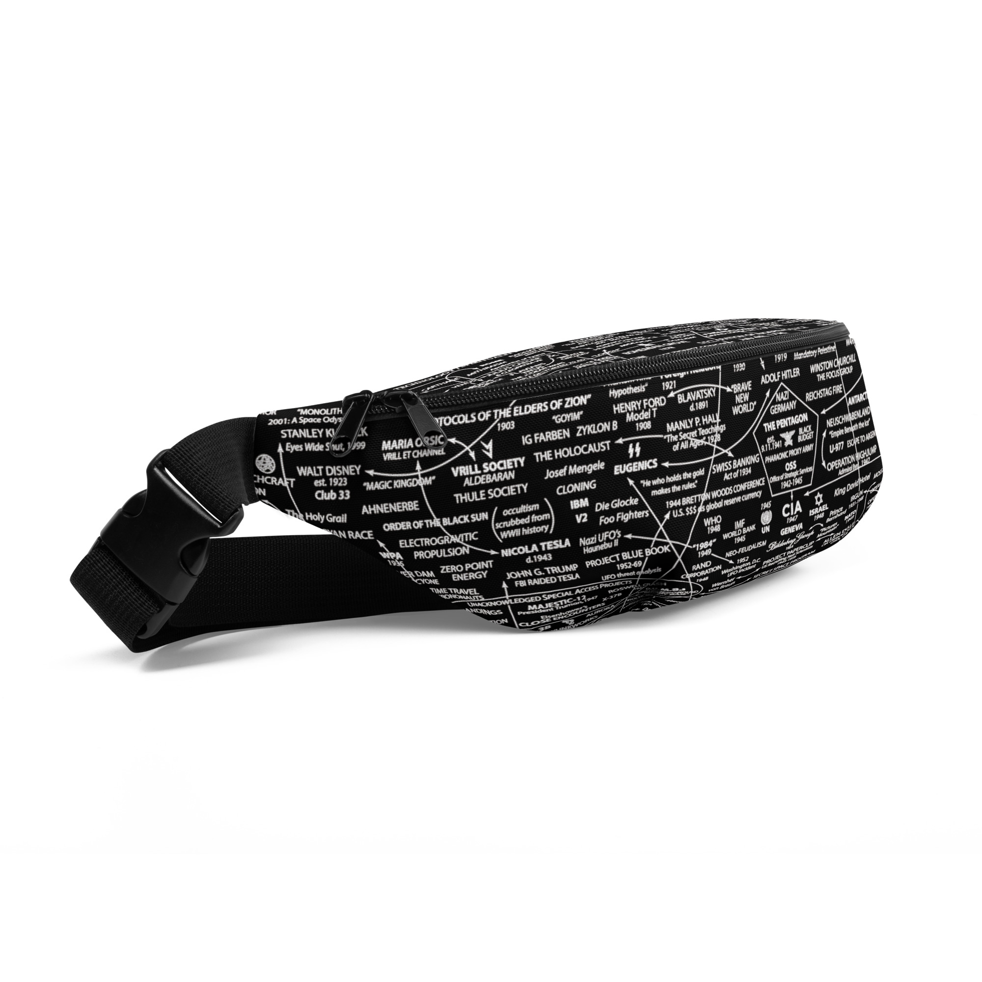 Q-WEB (Black) Fanny Pack - Image 5