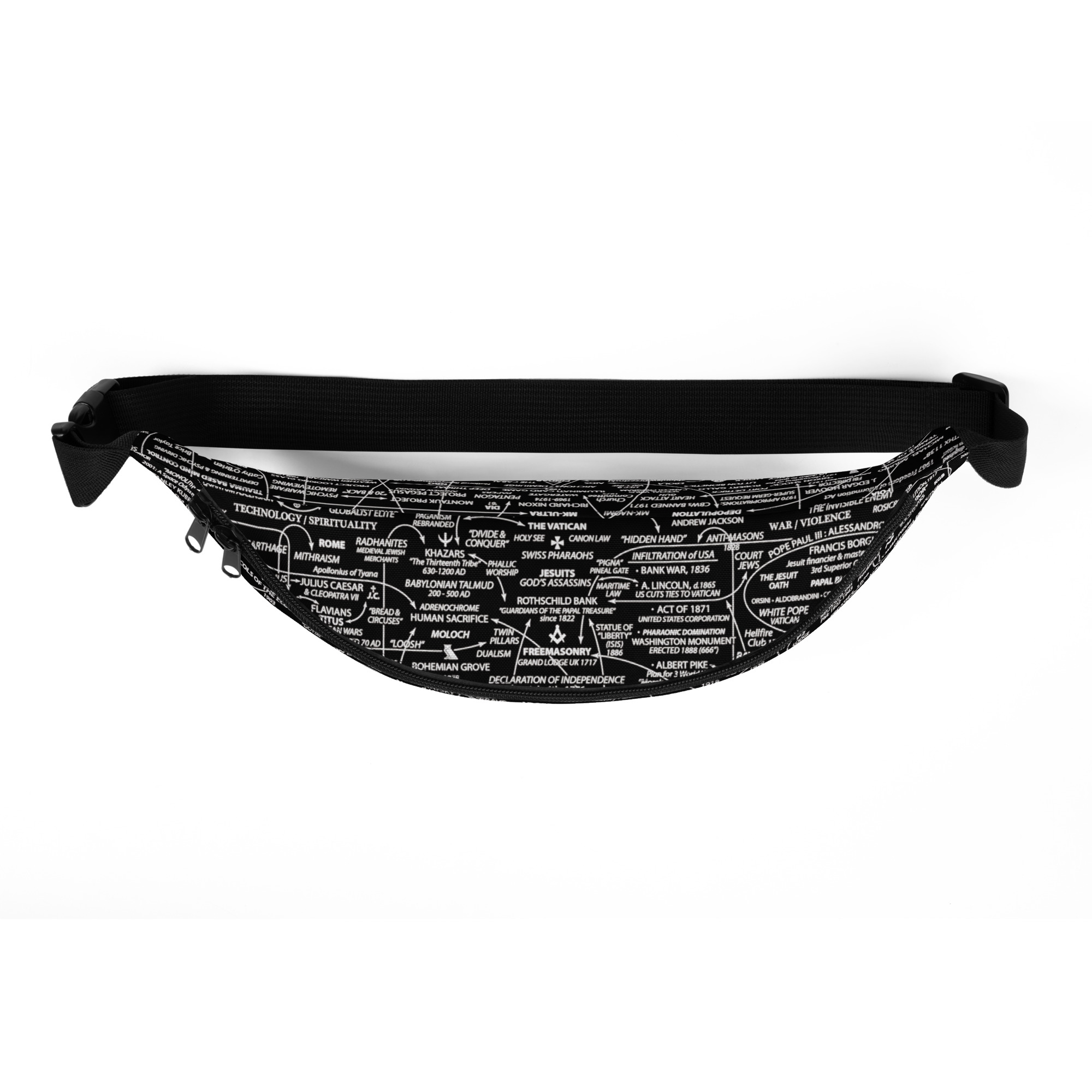 Q-WEB (Black) Fanny Pack - Image 6