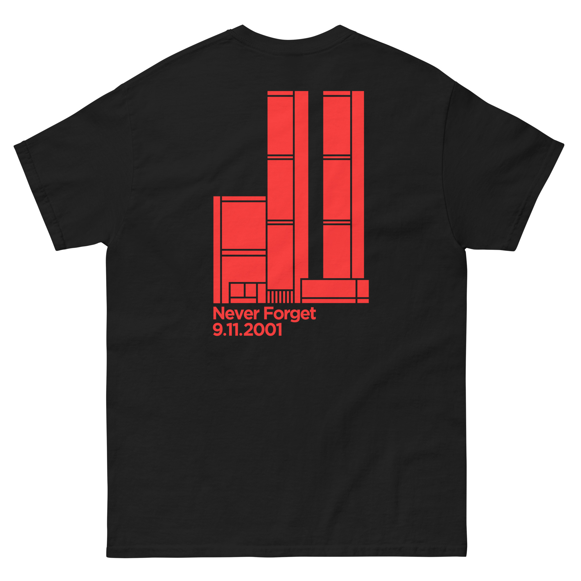 D.S.M.P. 9.11 “NEVER FORGET” T-SHIRT - Image 3