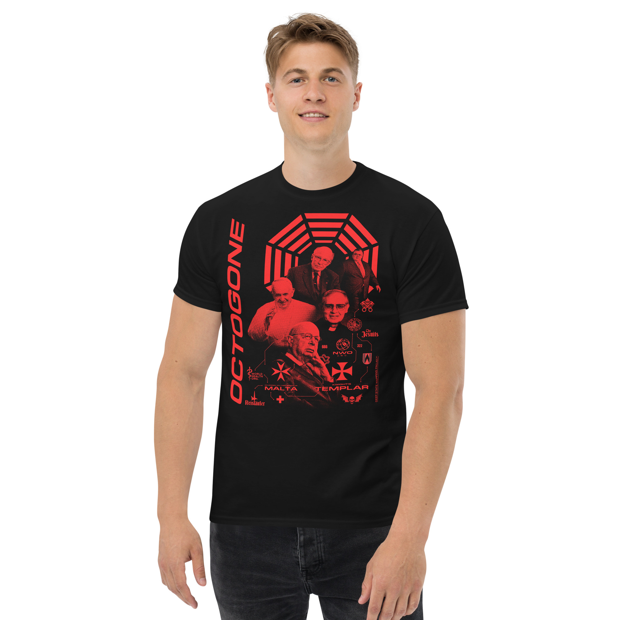 Octagon Group T-Shirt (Unisex) - Image 3