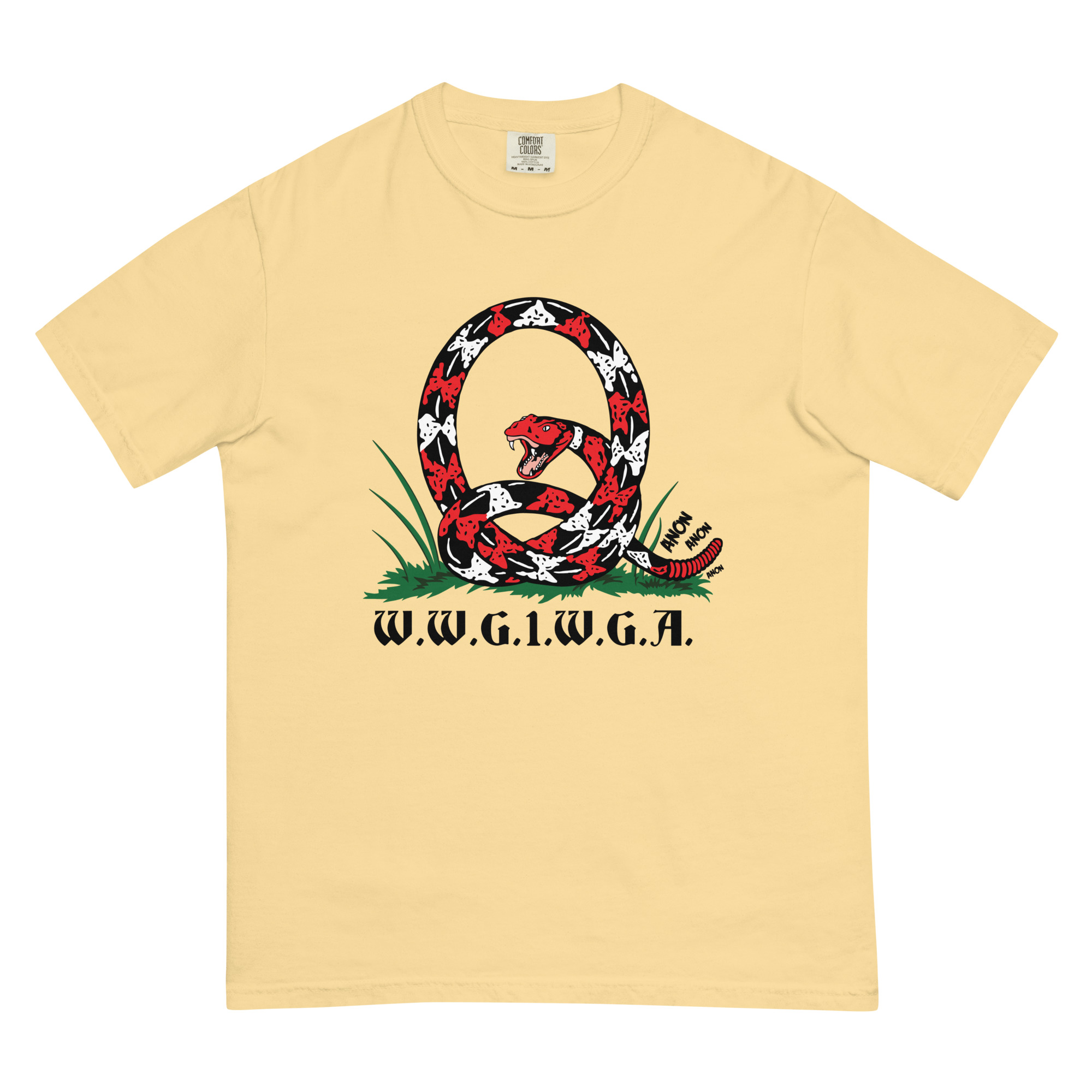 Q ANON SNAKE W.W.G.1.W.G.A. T-SHIRT - Image 5