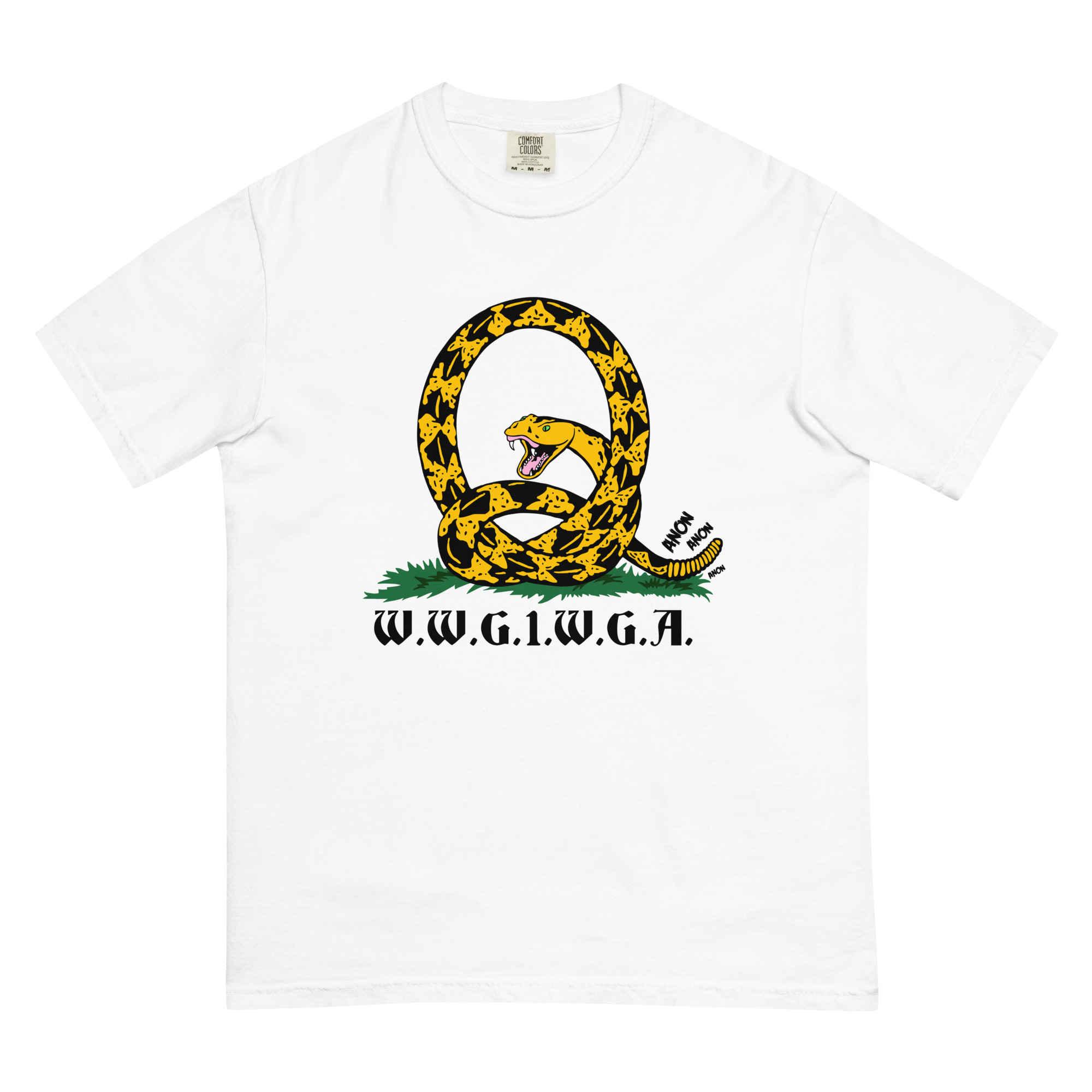 Q ANON SNAKE W.W.G.1.W.G.A. T-SHIRT - Image 3