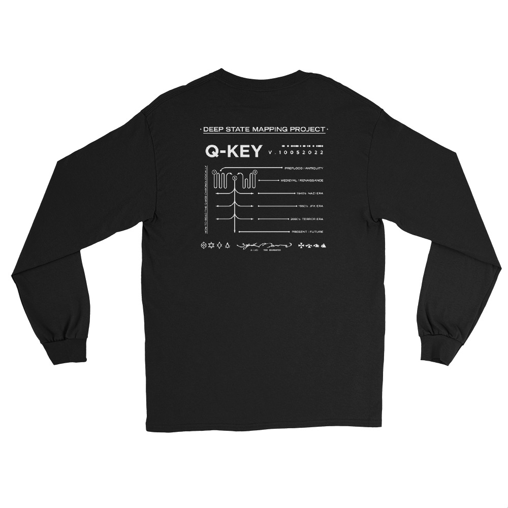 Q-KEY LONG SLEEVE T-SHIRT (BLACK) - Image 2