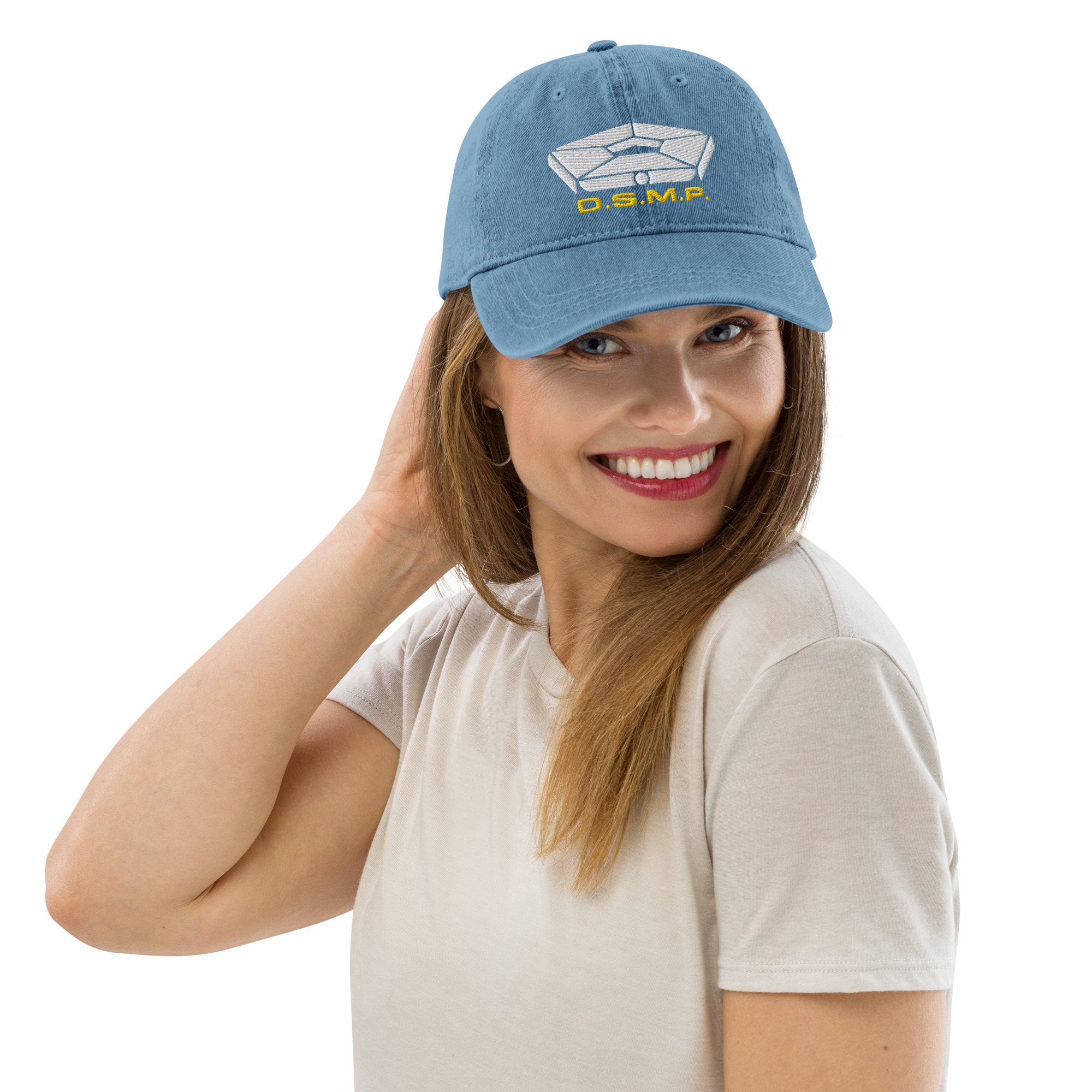 D.S.M.P. Corporate Logo Denim Hat - Image 3