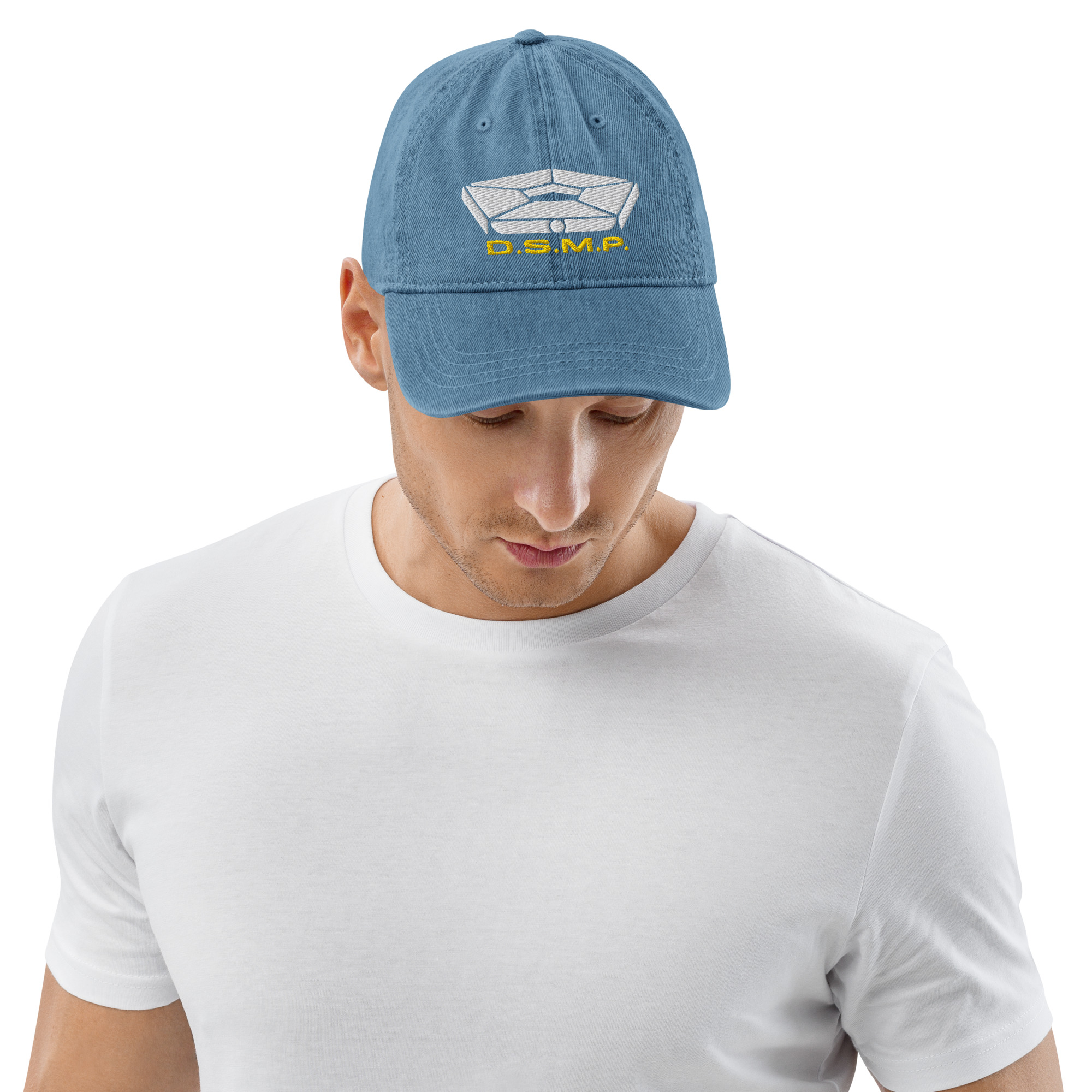D.S.M.P. Corporate Logo Denim Hat - Image 5
