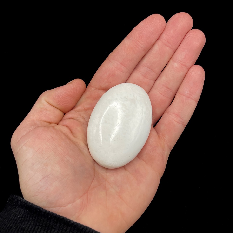Scolecite Palm Stones, 2.5” India - Image 6