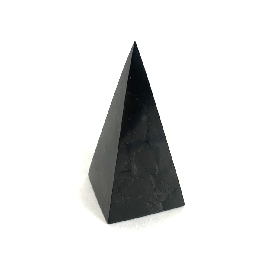 Shungite Nubian Pyramid" (EMF Protection) 2.5"