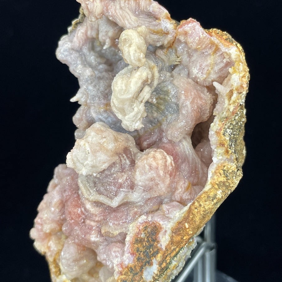Pink Druzy Chalcedony with Sunset Amethyst - Image 11