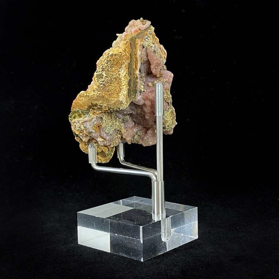 Pink Druzy Chalcedony with Sunset Amethyst - Image 9