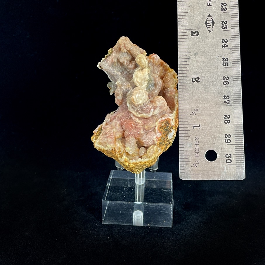 Pink Druzy Chalcedony with Sunset Amethyst - Image 12