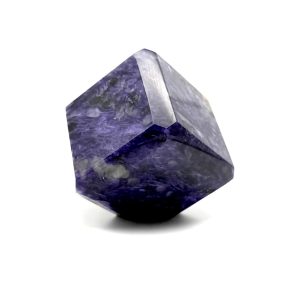 Charoite Beveled Cube, 2" Russia