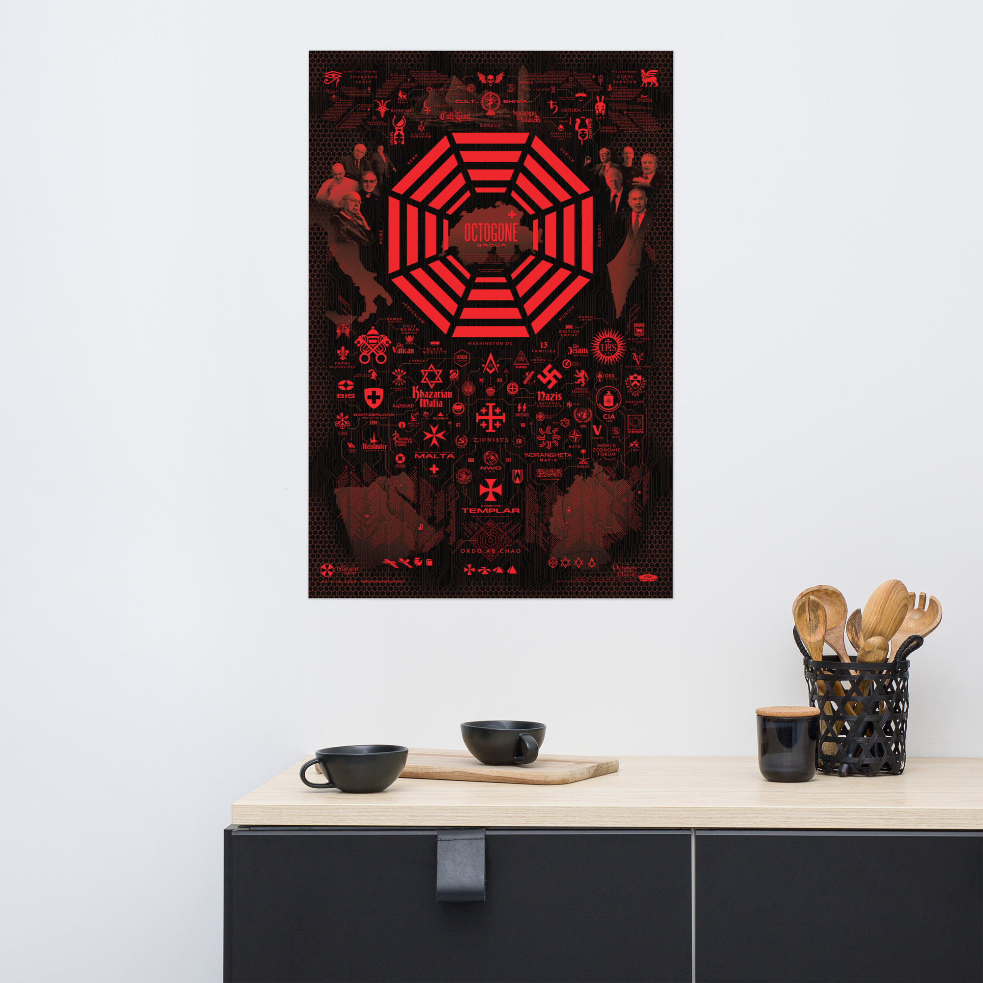 Octagon Group Poster 24″ x 36″ - Image 6