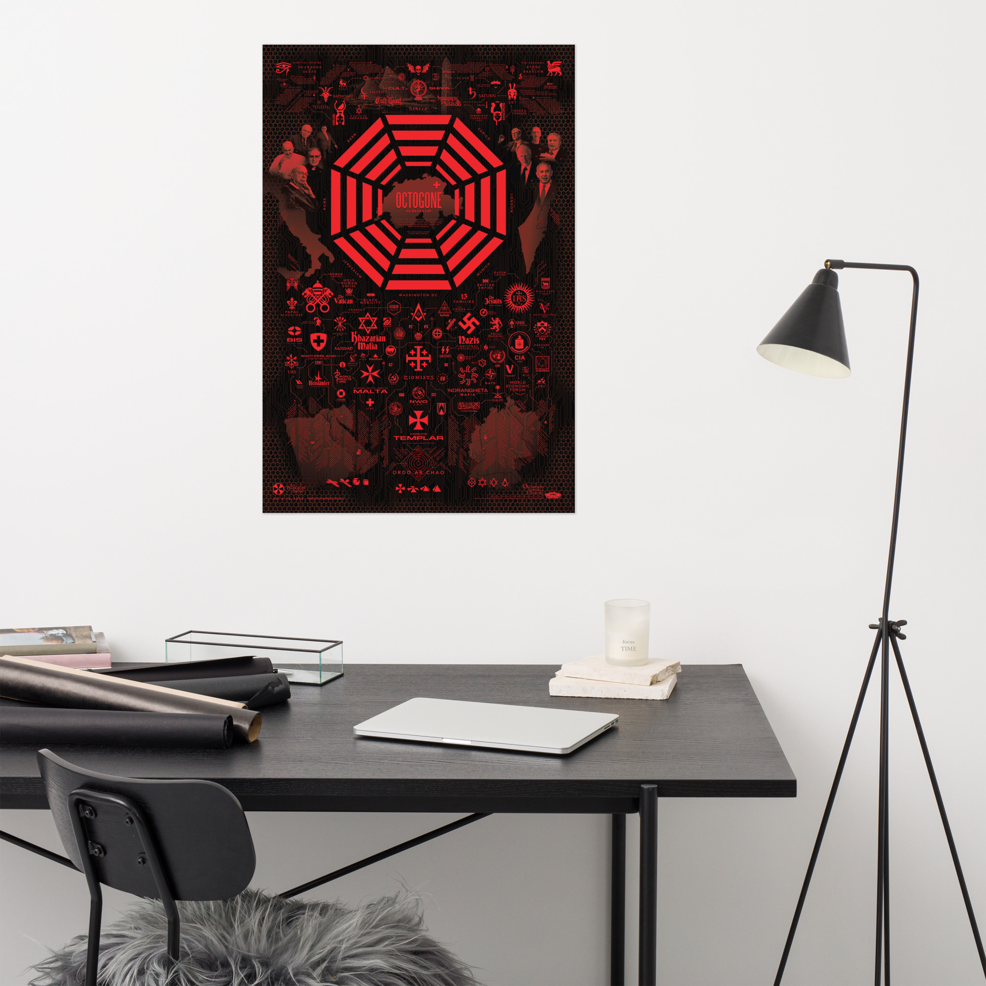 Octagon Group Poster 24″ x 36″ - Image 5