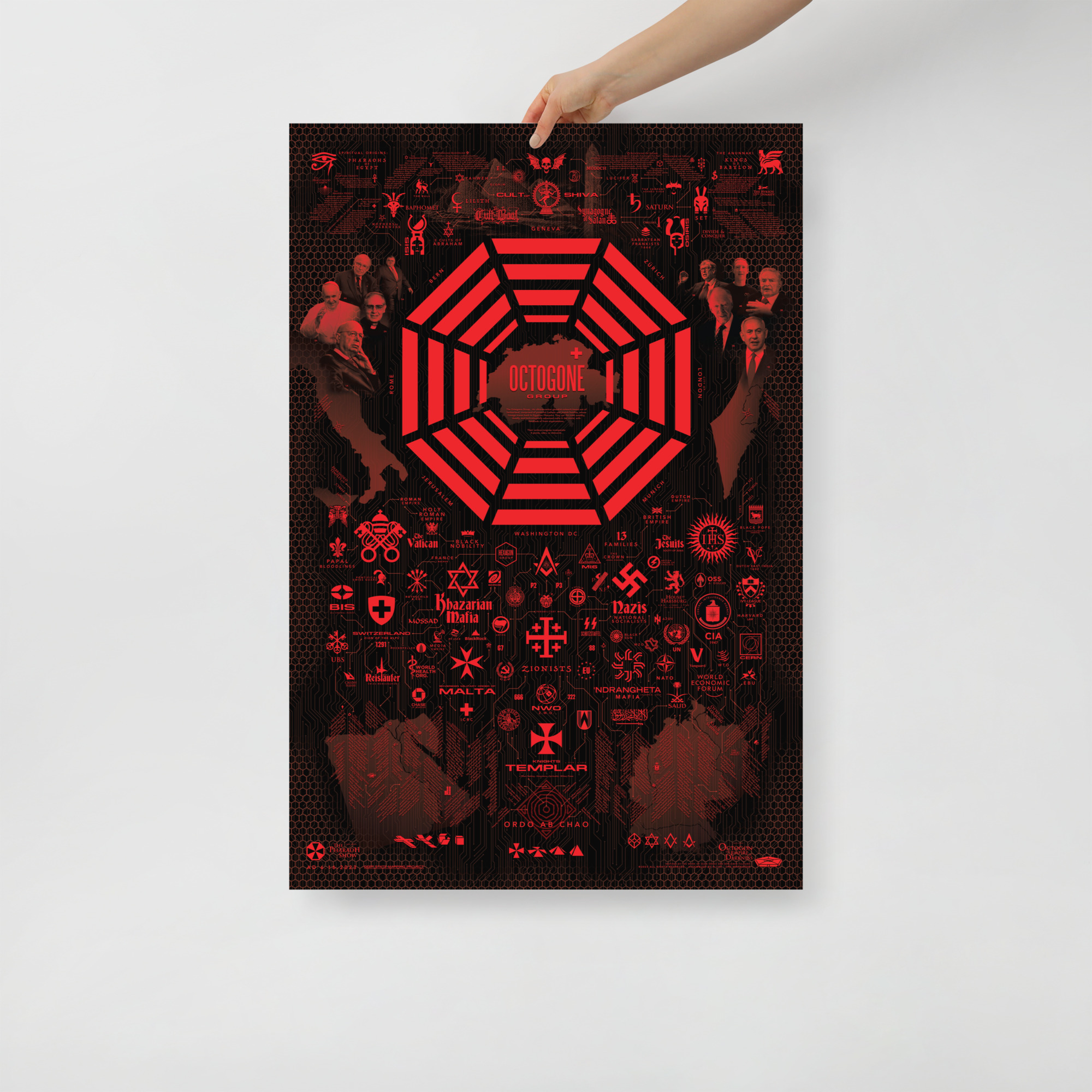 Octagon Group Poster 24″ x 36″ - Image 4