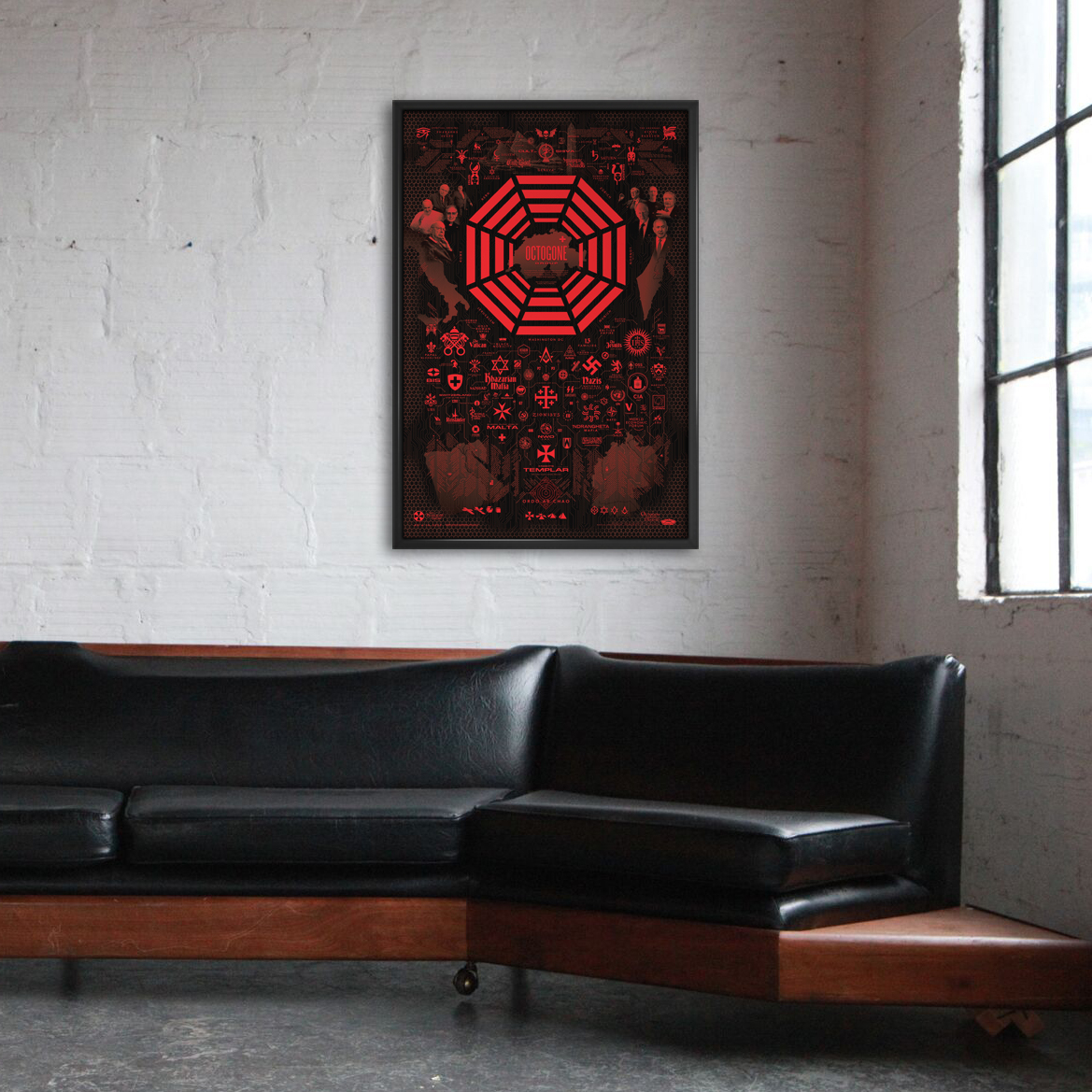 Octagon Group Poster 24″ x 36″ - Image 2