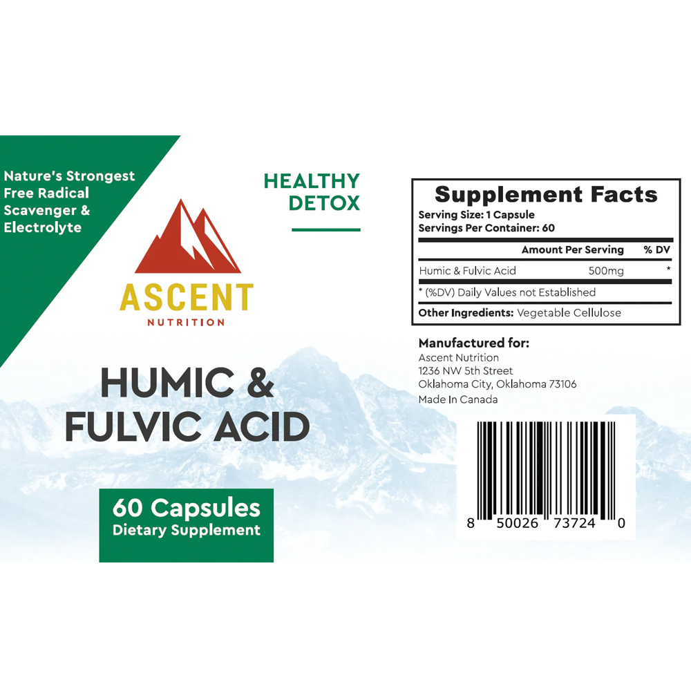 Humic & Fulvic Acid by Ascent Nutrition - Image 2